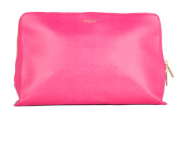 Coach Large Pouch, Leather, Pink, MIC, DB, 3*